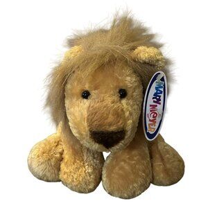 Mary Meyer Flip Flop Plush Stuffed Lion Vintage 13" Soft Toy With Red Bow